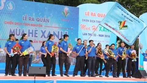 Ho Chi Minh Communist Youth Union’s Chapter in HCM City kicks off its 23rd summer volunteering campaign from July 10-14. (Credit: NDO)