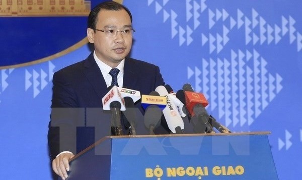 Foreign Ministry Spokesman Le Hai Binh (Photo: VNA)