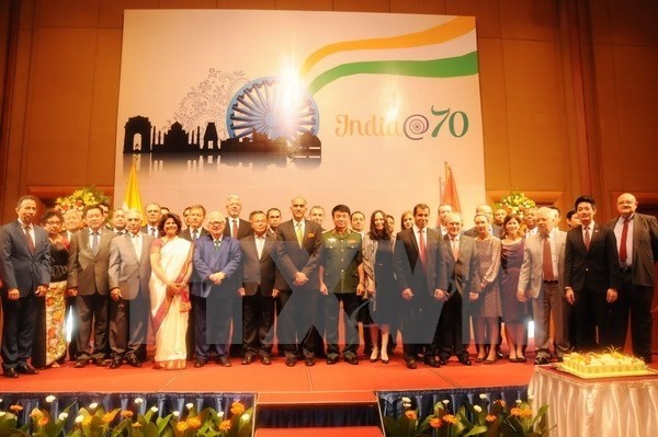 Ceremony celebrates 70th anniversary of Independence Day of India (Source: VNA)