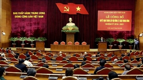 The Central Theoretical Council for 2016-2021 has been established under a newly approved Politburo decision announced in Hanoi on September 7, 2016. (Credit: VNA)