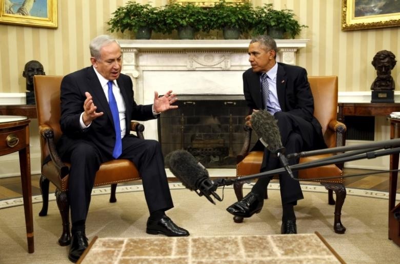 US President Barack Obama meets with Israeli Prime Minister Benjamin Netanyahu in the Oval office of the White House in Washington November 9, 2015. Photo: Reuters