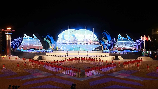 The closing ceremony of the 5th Asian Beach Games