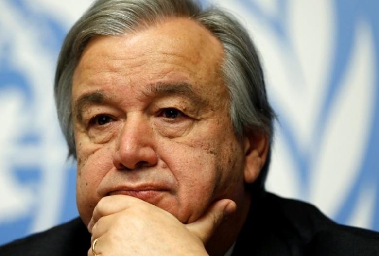 Antonio Guterres, High Commissioner for Refugees, pauses during a news conference for the launch of the Global Humanitarian Appeal 2016 at the United Nations European headquarters in Geneva, Switzerland December 7, 2015. (Photo: Reuters) 
