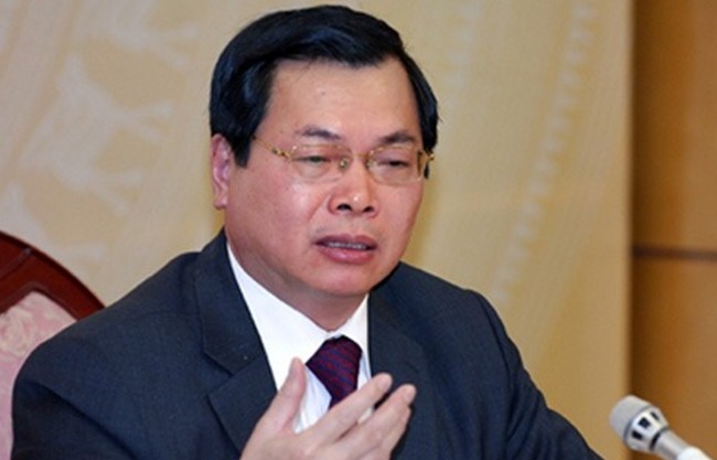 Former Minister of Industry and Trade Vu Huy Hoang