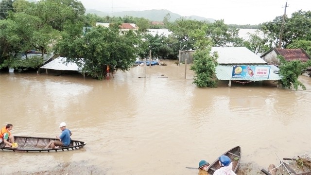 Severe flooding in Phu Yen province
