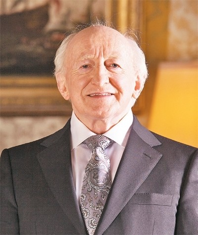 Irish President Michael D. Higgins 