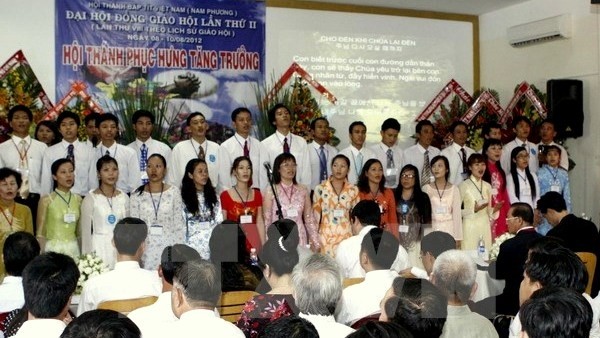 The 2nd congress of the Vietnam Grace Evangelical Baptist Church. (Credit: VNA)