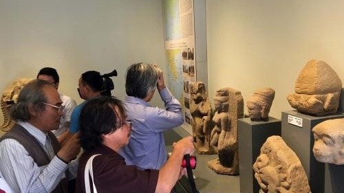 Champa antiques on display at Hue Royal antiquities museum