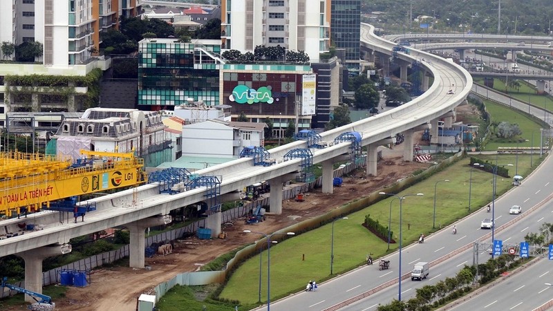 Ho Chi Minh City's first metro line is under construction.