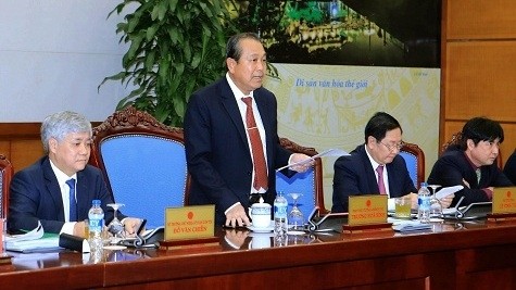 Deputy Prime Minister Truong Hoa Binh addressing the conference (Photo: VGP)