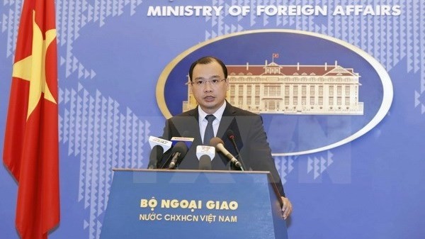 Foreign ministry's spokesperson Le Hai Binh (Source: VNA)