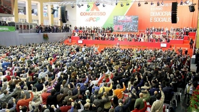 The 20th Congress of the Portuguese Communist Party PCP was held in Almada, Portugal, from December 2-4. (Credit: NDO)