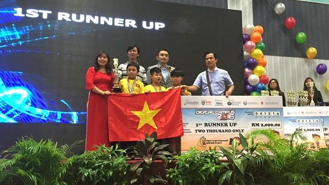 Da Nang students win two first prizes at International Robothon competition