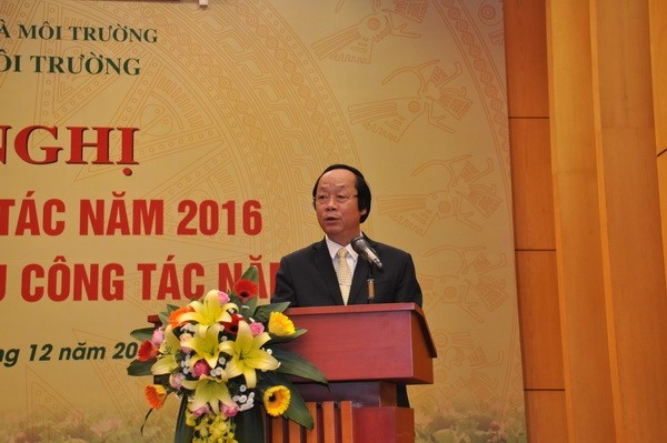Deputy Minister of Natural Resources and Environment Vo Tuan Nhan