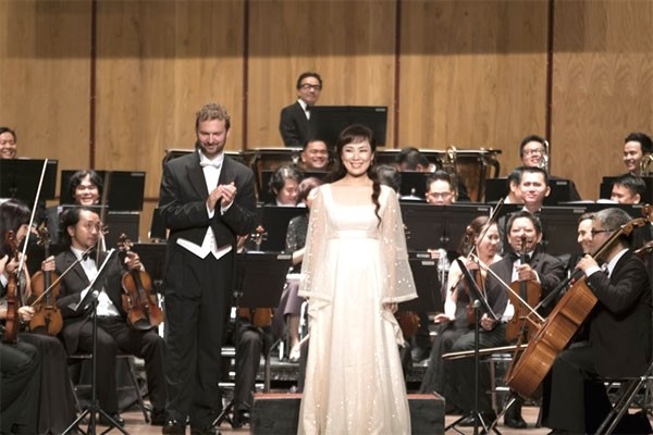 Song for the occasion: South Korean soprano Cho Hae Ryong will perform at the gala New Year concert at the HCM City Opera House on January 8. — Photo courtesy of HBSO