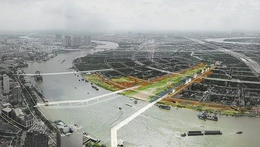 A conception of Thu Thiem Central Square.