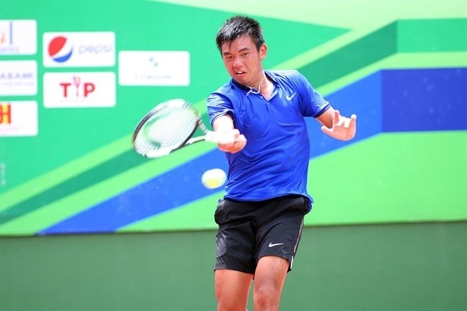 Vietnamese tennis player Ly Hoang Nam