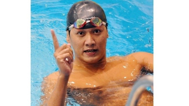 Top Vietnamese swimmer, Hoang Quy Phuoc.