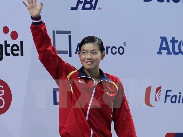 Top Vietnamese female swimmer Nguyen Thi Anh Vien