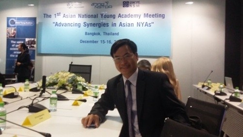 Dr. Tran Quang Huy elected to be a member of the Global Young Academy 