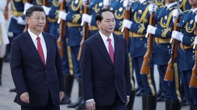 President Tran Dai Quang and Chinese President Xi Jinping