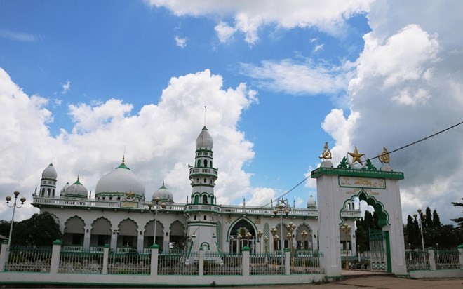 Mosque Jamiul Azhar in Chau Giang hamlet of Chau Phong commune, Tan Chau town (Photo: VNA)