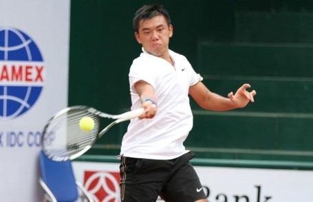 Ly Hoang Nam placed second in Singapore tennis event