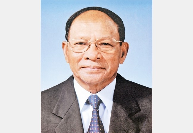 President of the Cambodian NA, Heng Samrin
