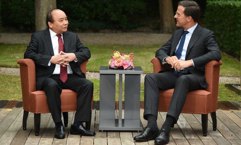 PM Nguyen Xuan Phuc and PM of the Netherlands Mark Rutte
