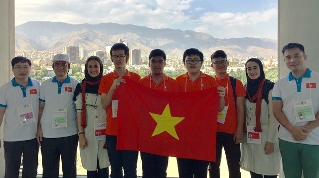 The Vietnamese team at the 29th International Olympiad in Informatics