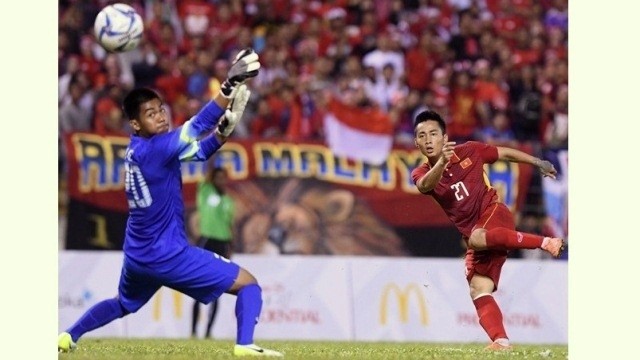 Vietnam U22 wasted a range of opportunities to score, leaving the field with a 0-0 draw after their clash with Indonesia U22 on Tuesday night. (Credit: zing.vn)