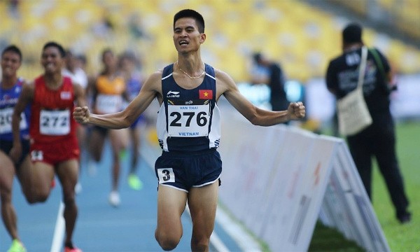 Duong Van Thai has won a double gold medal in this year's SEA Games.