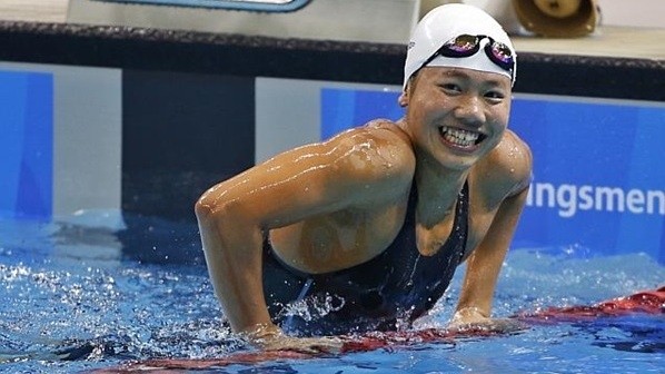 Nguyen Thi Anh Vien is the brightest Vietnamese performer at the 29th SEA Games, possessing a collection of eight individual gold medals.