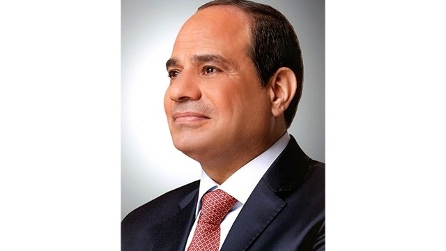 President of Egypt Abdel Fattah el-Sisi.