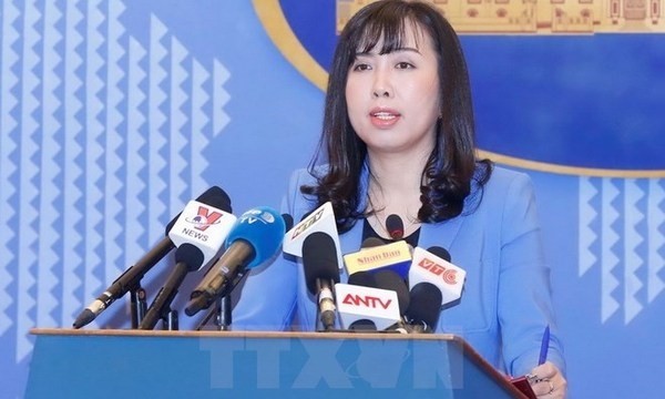 The Foreign Ministry’s Spokesperson Le Thi Thu Hang. (Photo: VNA)