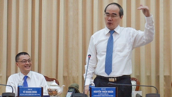 HCMC Party Secretary Nguyen Thien Nhan