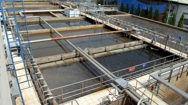 A wastewater treatment plant in the southern province of Dong Nai's Bien Hoa 2 Industrial Zone.  