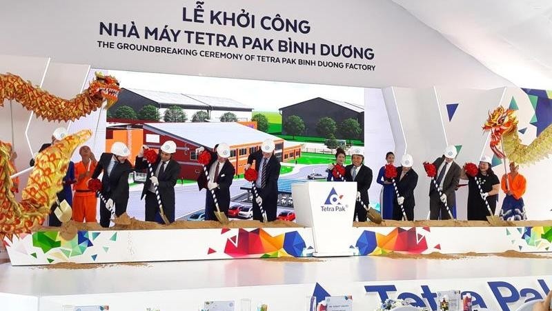 At the groundbreaking ceremony for the factory (photo: baodautu)