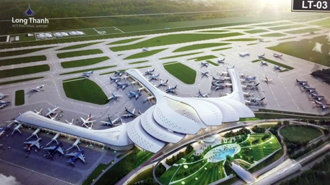 A rendering of Long Thanh Airport