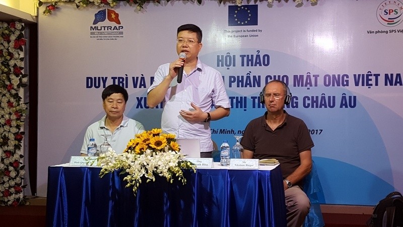 At the seminar on maintaining and expanding the market share of Vietnamese honey exports to the EU (Credit: VGP)
