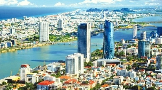 A panorama of Da Nang city, the host city of the APEC Vietnam 2017.