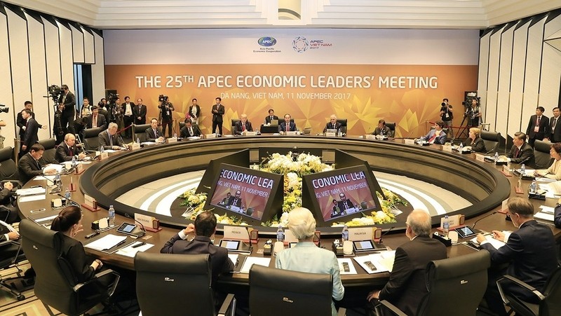 At the 25th APEC Economic Leaders’ Meeting (AELM-25).