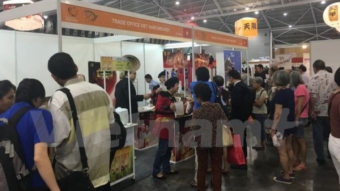 The Vietnamese pavilion at the Asia-Pacific Food Expo 2017.