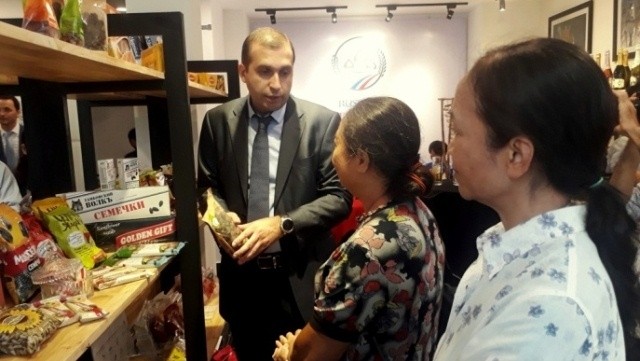 Russian Gastro House has been opened to help Russian companies introduce their products directly to Vietnamese customers. (Credit: VGP)