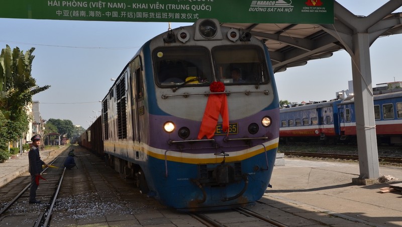 The launch of the Hai Phong-Kaiyuan freight service
