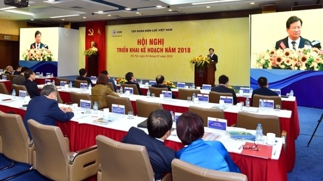 Deputy PM Trinh Dinh Dung speaks at the event. (Credit: VGP)