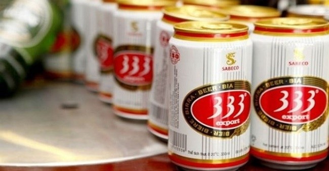 333 beer, a brand owned by Sabeco.