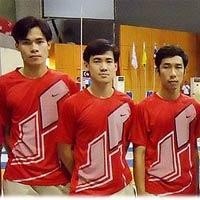 Nguyen Tien Nhat (left) has been chosen to carry the flag for Vietnam at the 2012 London Games
