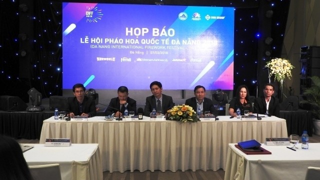 At the press conference (Photo: NDO)