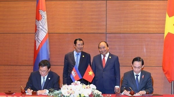 The meeting of the Vietnam-Cambodia Joint Committee on Land Border Demarcation and Marker Planting took place in Hanoi from March 29-31. (Photo:VNA)